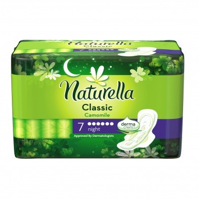Naturella Classic Night 7ks - Kosmetika Pro ženy Intimní hygiena Vložky